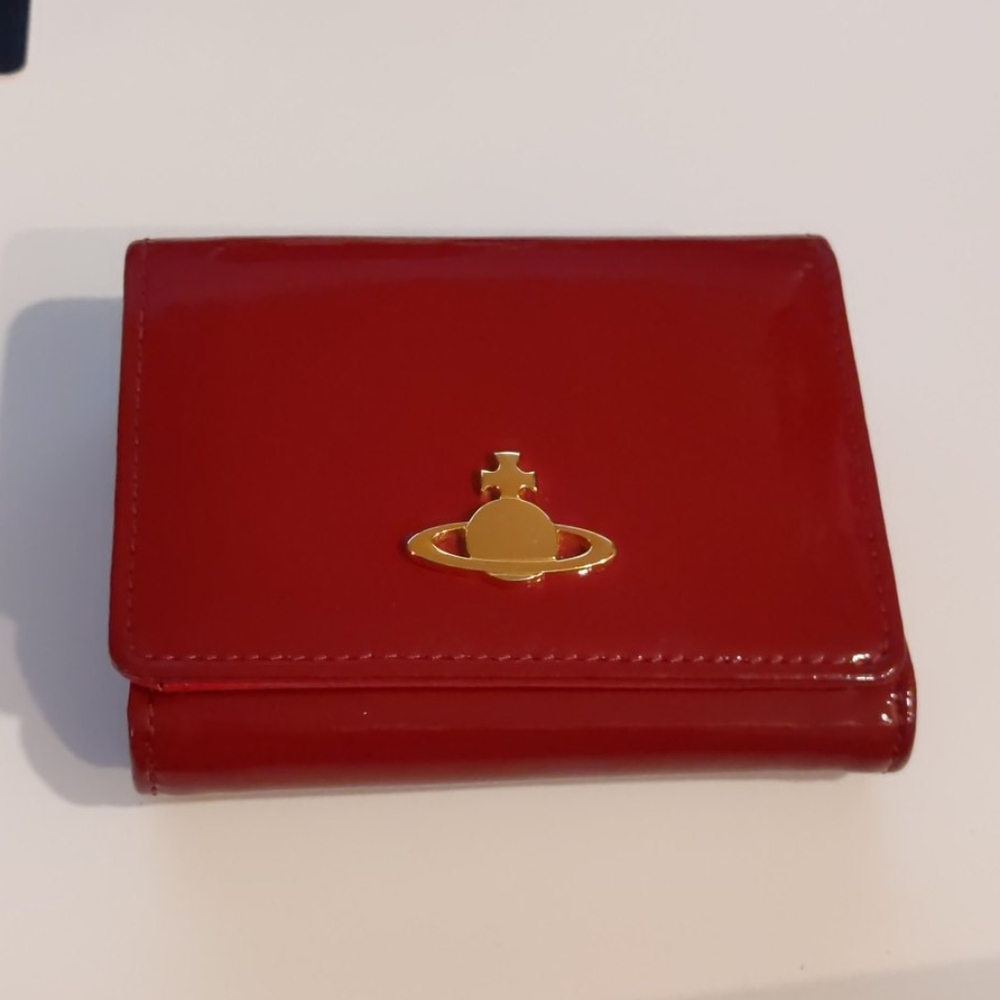 Vivienne Westwood Bordeaux Mirror Ball 1311 Purse